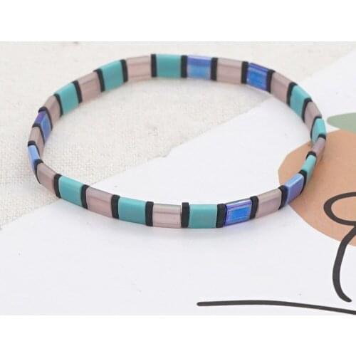 Blue Constellation Couple Beaded Square Beads Bracelet Women Bracelet for Women Bracelets on Hand Bracelets for Women Jewelry