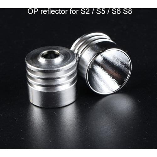 1 piece Aluminum Orange peel Reflector for Cree XM-L XP-G XP-E Emitters Reflector for S2 S5 S6 S8 flashlight