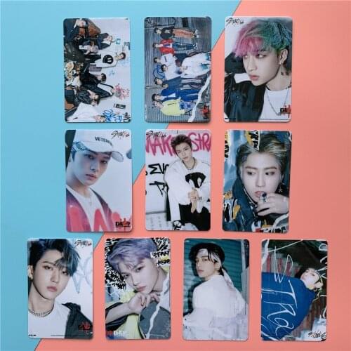 KPOP Stray Kids Go Live Album Bang Chan Lee Know Hwang Hyun Jin Surrounding Photo Crystal Card Stickers Stay Bus Card Stickers