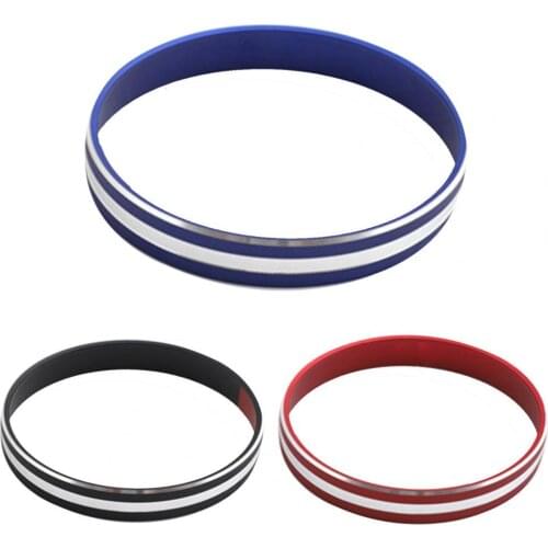 Car Decor Air Conditioning Knob Audio Circle Trim Ring Accessory for BMW X3 X5