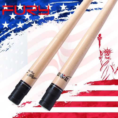 Official FURY Billiard Pool Cue Tecnologia Shaft 11.75/12.75mm Tiger Tip Selected Hard Maple Ash Forearm Professional Fury Shaft
