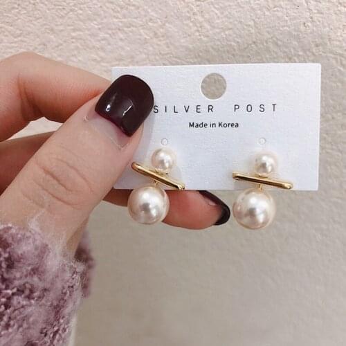 Freshwater Cute Drop Dangle Earrings 2020 For Women Brincos Bohemian Pearl Earring Gold Handmade Statement Jewelry Gift