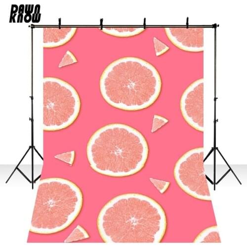 DAWNKNOW Orange Fruit Photography Background Photocall Newborn Photo Shoot Fotografia Backdrop Children Photo Studio lv660