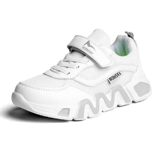 Childrens Running Basketball Sneakers Chaussure Enfant Fille Kids Shoes Mesh Breathable Big Boys And Girls Soft Bottom Non-slip