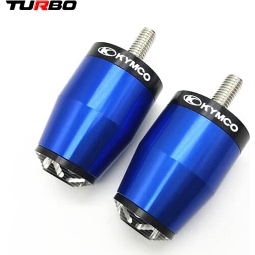 For KYMCO XCITING 300/350/400/400S/500 Downtown DT 200i 300i 350i 125 200 250 Motorcycle CNC Handle Bar Ends plug Anti Vibration