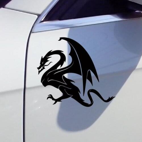 Dragon Totem Mark Car Sticker Waterproof Motorbike Motorcycle Stickers Decals Reflective Tape 17cmx15cm