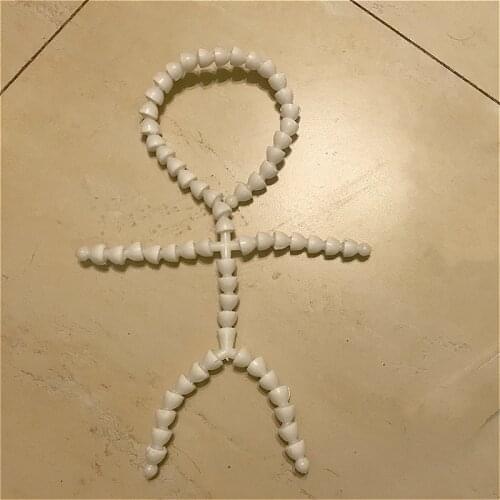 Plastic joint skeleton - suitable for DIY doll doll character, stop motion animation