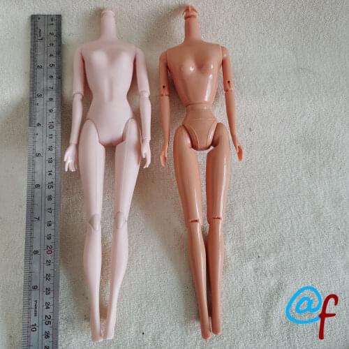 26cm White and Skin Doll Nude Body Joints Doll Naked Body Moveable 1/6 Doll Body and Shoes Girls Toys Hard Pvc Doll