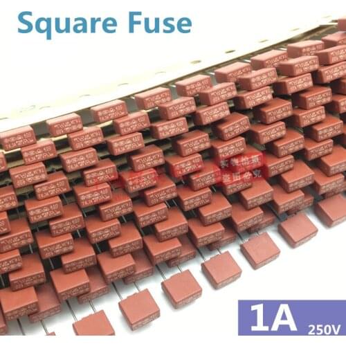 Square Fuse 1A 250V 392 Square Plastic Fuse T1A LCD TV Power Board Commonly Used