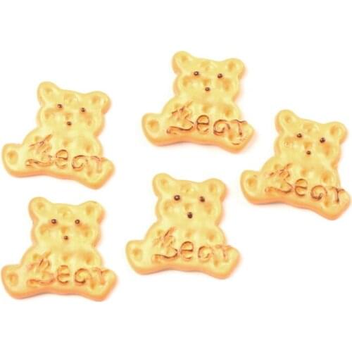 LF 20Pcs Mixed 21x18mm Bear Resin Cabochon Flatback Decoration Crafts Embellishments For Scrapbooking Diy Accessories