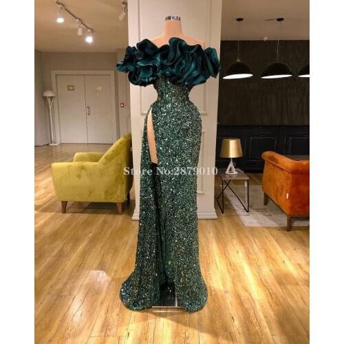 Newest Vintage Crystal Sheath Evening Dress Sleeveless Floor-Length Beaded Sequins Formal Couture Women Sexy Celebrity Dress