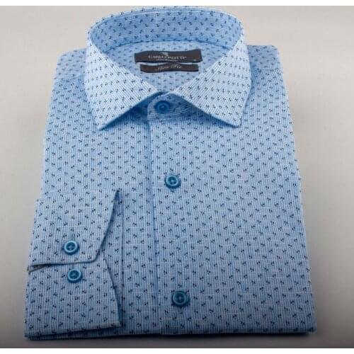 2020 New Arrival Solid Causal Formal Business Long Sleeve Button Down Shirt Dress Fashion Carlo Potti Brand Autumn Clothing