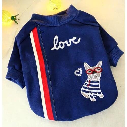 Pet Dog Clothes for Small Dogs Clothing Pug Clothing for Dogs Coat Puppy Outfit Pet Clothes for Small Dog Hoodies French Bulldog