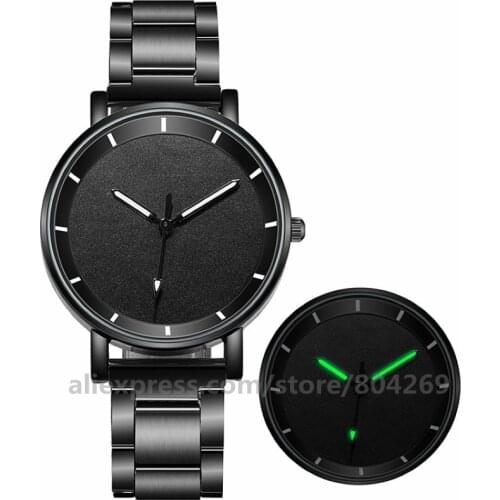 Wholesale Alloy Men Luminous Watches Hot Minimalist Watch Ladies Quartz Watch Men Casual Wristwatch