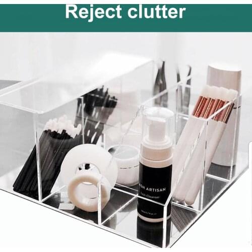 Makeup Organizer For Cosmetic Cosmetic Storage Box Organizer Desktop Eyelash Jewelry Nail Polish Makeup Drawer Container