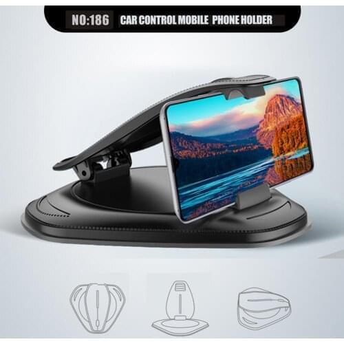 Dashboard Phone Holder Car Dashboard Anti Slip Mat Mobile Phone Bracket Car Phone Charger Holder for iPhone Android IOS
