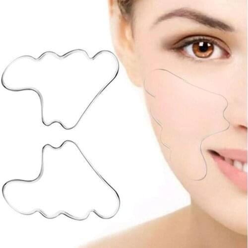 1 Pair Silicone Lip Wrinkle Remover Pad Reusable Grade Nasolabial Folds Anti-aging Mask Prevent Face Wrinkle Face Mask