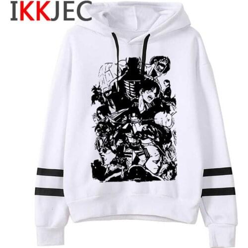 Attack on Titan Shingeki No Kyojin hoodies female Korea grunge Ulzzang anime female pullover hoddies graphic