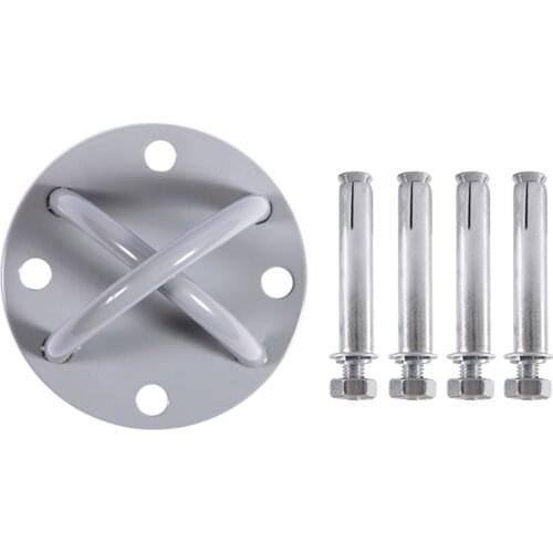 Solid Yoga Ceiling Hook Wall Mount Anchor 250kg Mounting Bracket Hardware Screws