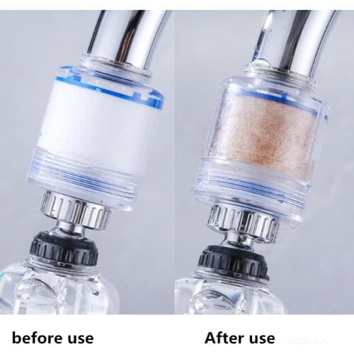 360°rotating household kitchen faucet filter aerator Three-speed pressurized water-saving rotatable shower nozzle