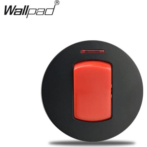 Wallpad 20A 45A DP Switch For Cooker AC Waterheater DIY Module 4 Colors White Black Gold Grey Fit L6 Panels