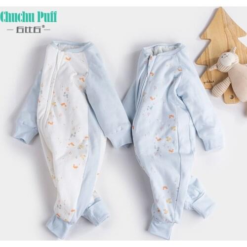100% Cotton Winter Baby Long Sleeves Rompers NewbornSleeping Bag Baby SwaddleBaby Sleeping Bag Schlafsack Baby Kids Sleeping Bag
