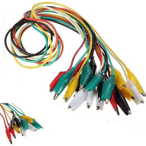 10pcs/lot 28mm/35mm/45mm Alligator Clips Electrical DIY Test Leads Alligator Double-ended Crocodile Clips Roach Clip Jumper Wire