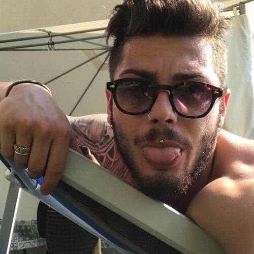 2019 Mens Square Sunglasses Classic Mens Retro Rivets Tones Brand Designer Trend Sunglasses Shades for Women UV400