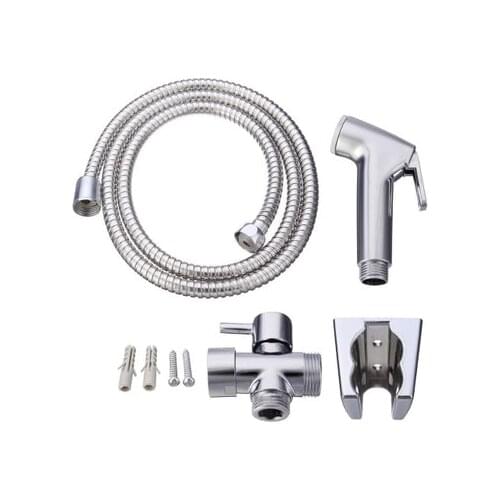 Home Wash Bidet Sprayer Set Accessories Car Hand Held Easy Install ABS Pet Toilet Bathroom Shower Diaper Cleaning Hose Holder