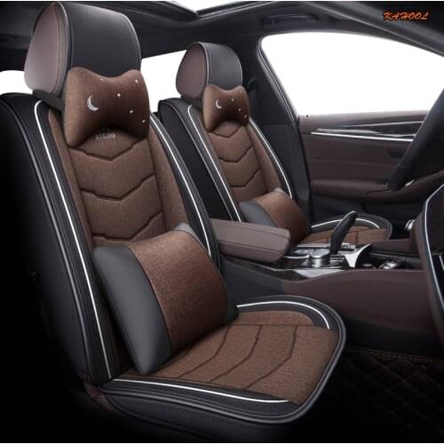 KAHOOL flax car seat cover for ford fiesta focus fox mondeo maverick s-max ecosport escape edge cover seat car