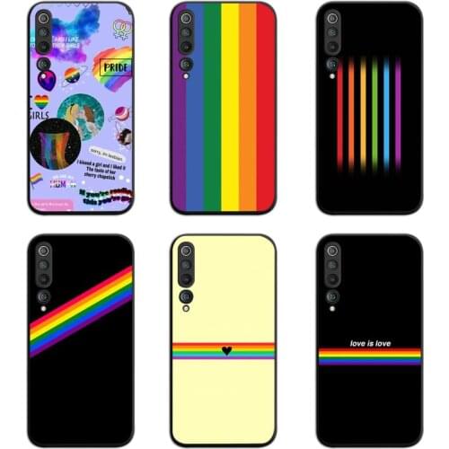 Gay Lesbian LGBT Rainbow Pride Phone Case For Xiaomi Mi Note 10 Lite Mi 9T Pro xiaomi 10 CC9 9SE