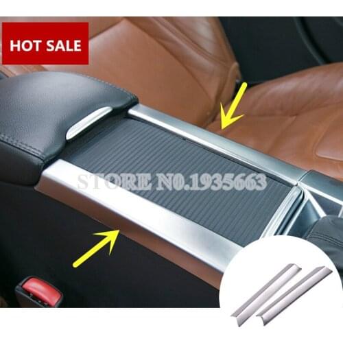 For VOLVO XC60 Inner Console Armrest Water Cup Holder Frame Trim Cover 2009-2016 2pcs Car Decor Car Accessories Interior