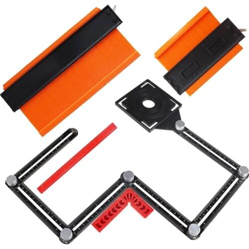 Onnfang Duplicator Angles Contour ABS Plsatic Alu Alloy Duplicator Carpentry Furniture Template Bricklayer For Woodworking Tools