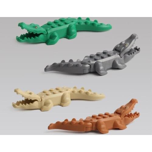 Animals Figures Compatible City Building Blocks Big Size Toys For Children 2*3 Friends Model Gifts Crocodile Animal Zoo