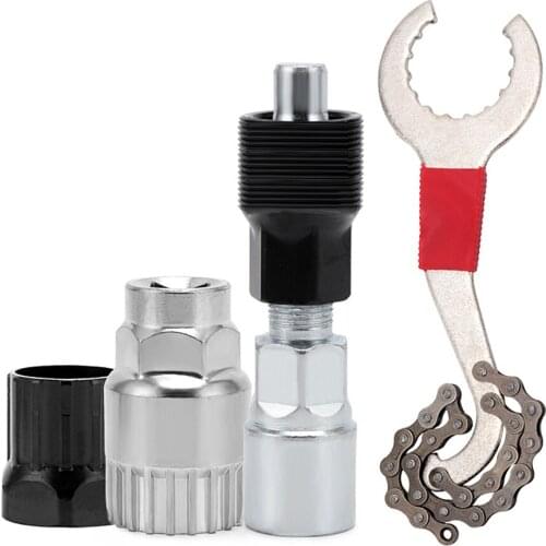 Bicycle Repairing Tools Portable Multifunctional Bike Chain Cutter Bracket Flywheel Remover Crank Puller Cycling Repair Wrench