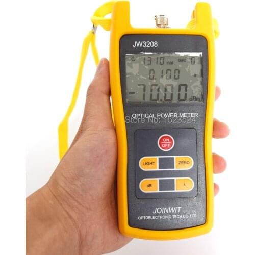 JW3208A Portable -70~+6dBm Fiber Optic Tester Optical Power Meter