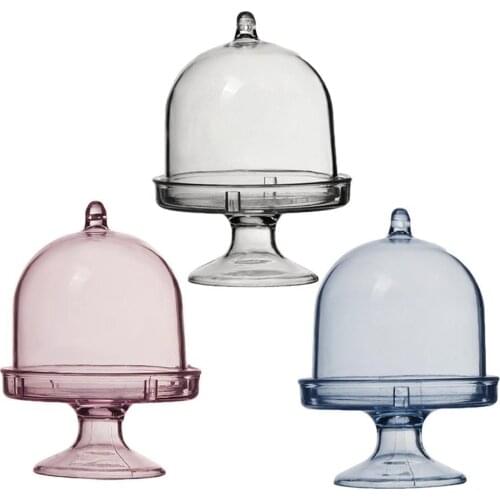 Ps Material Round Creative Transparent Plastic Wedding Box Box, Candy Cake Packaging Dessert Candy Diy V6D8