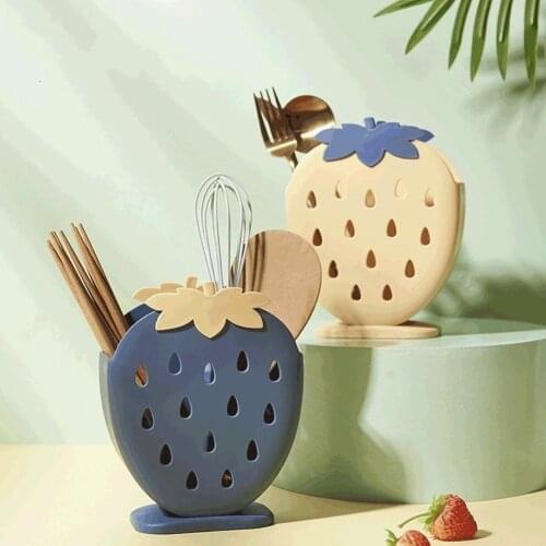 Kitchen Drain Chopsticks Cage Multi-function Desktop Partition Rack Hollow Cutlery Drainer Spoon Fork Knife Shelf Holder 1PC