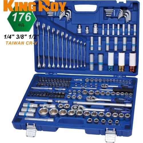 Professional Quality TAIWAN Cr-V 1/4" 3/8" 1/2" 108 Pcs Srewdrive 72 Teeth Ratchet Wrench Socket Set Motorcycle Car Repair Kit