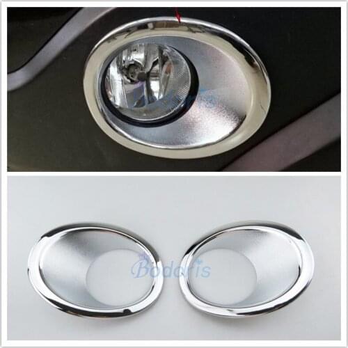 For Honda CRV CR-V CR V 2007-2011 Front Fog Lamp Cover Foglight Overlay Frame Trim Chrome Car Styling Accessories