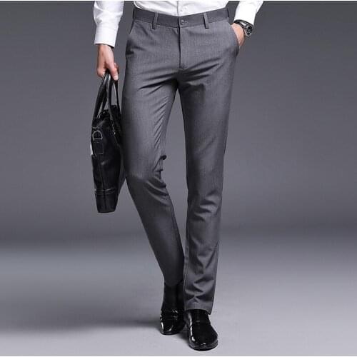 MRMT 2021 Brand New Mens Trousers Self-cultivation Business Ultra-thin Breathable Pants for Male Leisure Trouser