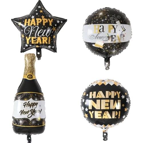 New style 2020 happy new year aluminum balloon christmas celebration party foil balloon home decration bridal shower supplies