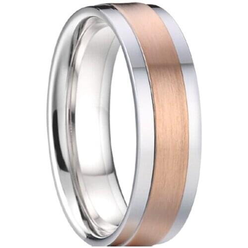 Wedding Rings Jewelry Couple Engagement Stainless Steel Fashion Women Brands Wholesale Jewelries