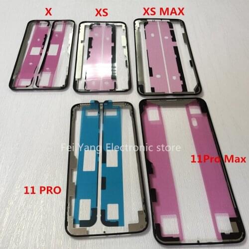 5pcs/lot A quality Front Bezel Middle Frame for iPhone 11 11Pro max Chassis Bezel Touch Screen LCD free ship