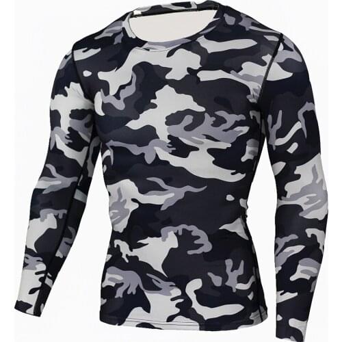 Dry Fit Compression Shirt Men Rashgard Fitness Long Sleeves Running Shirt Men Gym T Shirt Football Jersey Sportswear Sport Tight