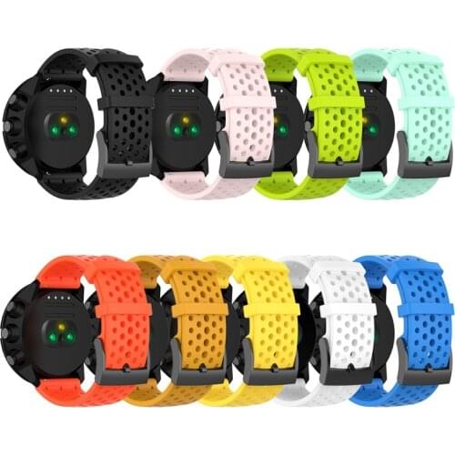 24mm Silicone Strap for Suunto 9 Suunto7 Baro Suunto Spartan Sport Wrist HR Replacement Watch Bracelet Smart Watch Accessories