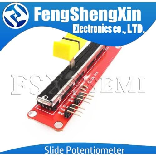 Slide Potentiometer 10K Linear Module Dual Output for Arduino AVR Electronic Block Sliding potentiometer
