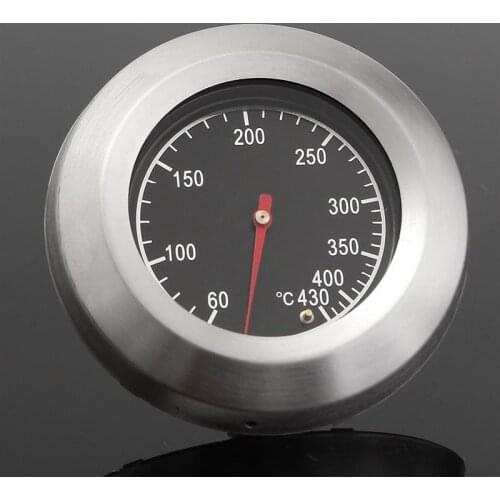 200PCS/Lots Thermometer Barbecue BBQ Smoker Grill 60-430C Stainless Steel Temperature Gauge Meter Instruments Tool