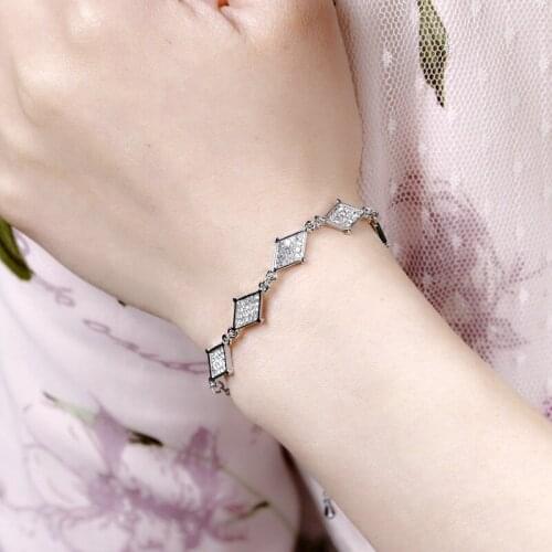 Uvwxyz Bracelets With Diamonds