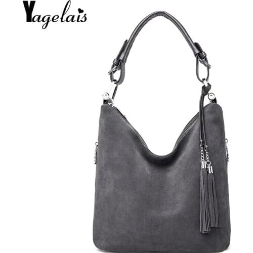 Sheepskin Women Handbag Tassel Retro Genuine Leather Women Shoulder Bags Large Capacity Casual Tote Women Bags Sac A Main